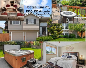 Hot tub! Sleeps 8-11Upscale Area
